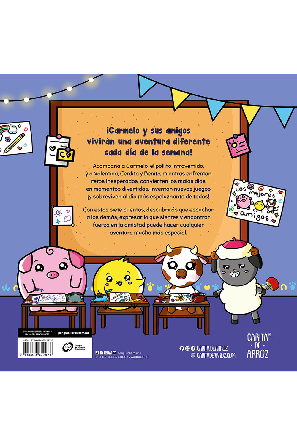 Carmelo, El Pollito Introvertido. 7 cuentos para la semana