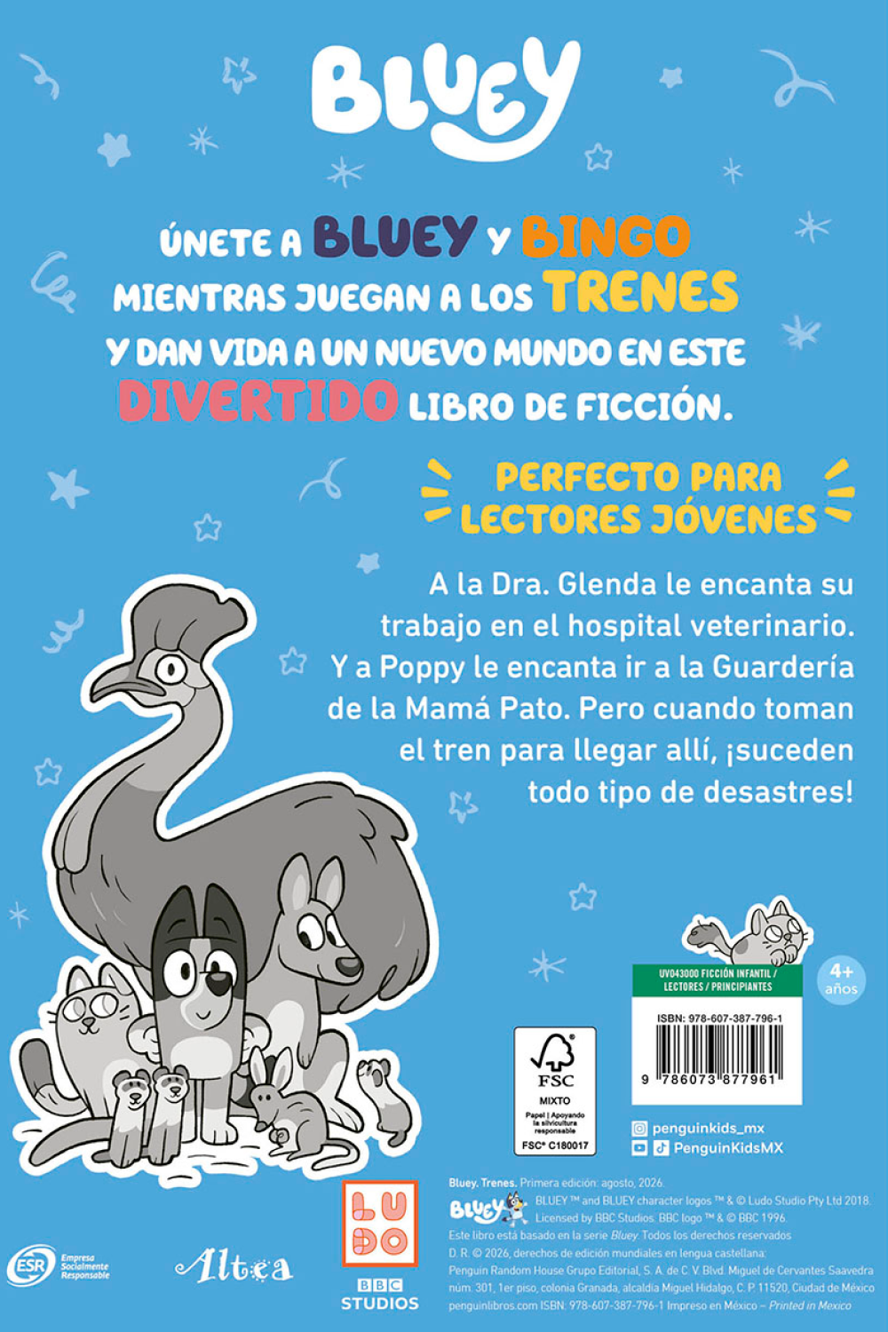 Bluey. Trenes